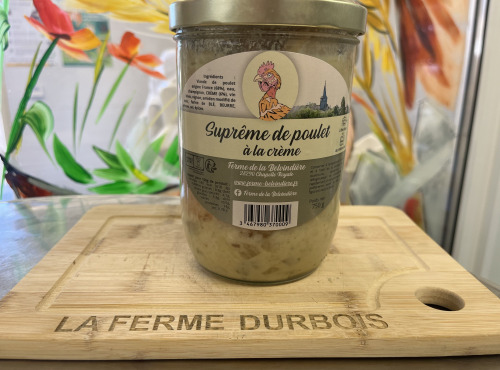 La Ferme Durbois - Suprême de poulet à la crème 750g