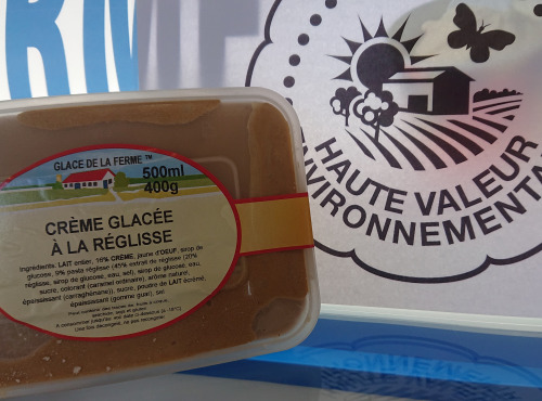 Les Glaces de la Promesse - Crème glacée à la réglisse