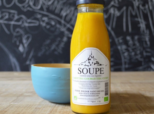 La Ferme du Polder Saint-Michel - Soupe Carotte - Courgette - Cumin  - 1l