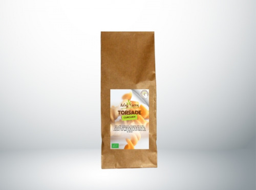 Adal Terra - Pâtes - Torsade aux Blés Anciens et Curcuma Biodynamiques 2KG