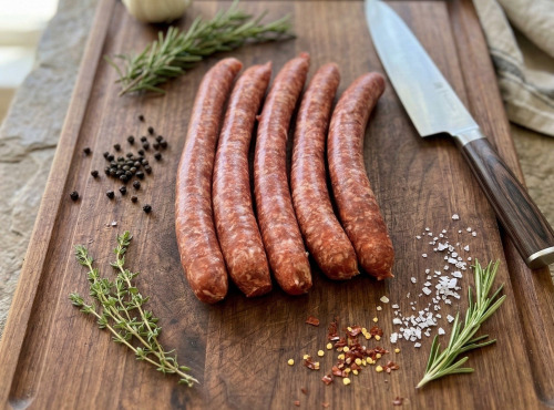 Ferme de la Porte aux Moines - Saucisse de bœuf 450g