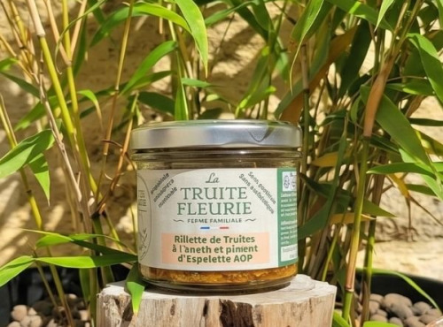 La Truite Fleurie - Rillette de truites à l'aneth et piment d'Espelette AOP