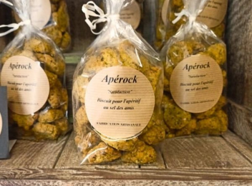 Piments et Moutardes du Périgord - Biscuit apéritif artisanal au sel des amis 200g