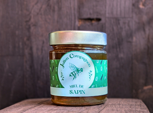 Elevage de Cochons en Forêt et Produits du Terroir Jurassien - Miel de Sapin du Jura - 250g