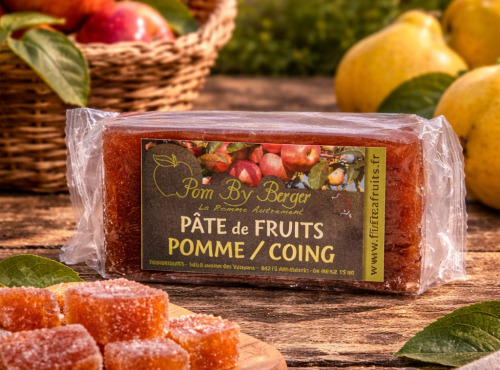 Pom Bio Berger - Pâtes de fruits Pomme-Coing 190g