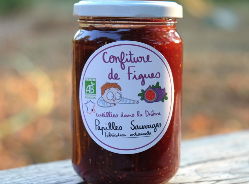 Papilles Sauvages - Confiture De Figues De La Drôme -350g - Bio