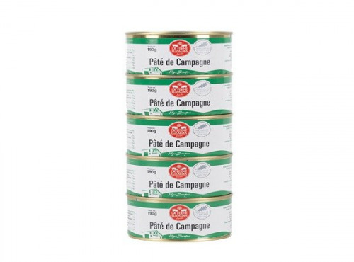 La Ferme Elizaldia - Filet de 5 pâtés de campagne 190g