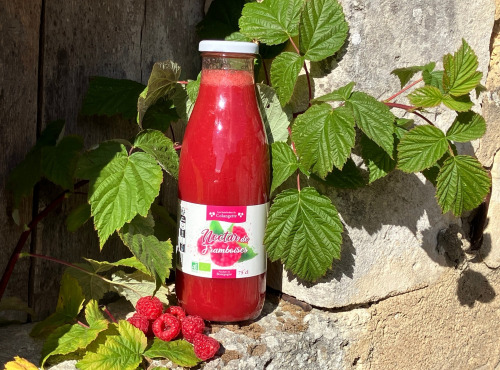 Les framboises de Colangette - Nectar de framboises Bio 75 cl Pack de 6