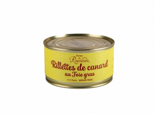 La Ferme des Roumevies - Rillettes de canard au Foie Gras 200 g - 30% de Foie Gras