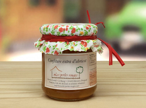 Les Perles Rouges - Confiture extra d'abricot Promo DDM courte
