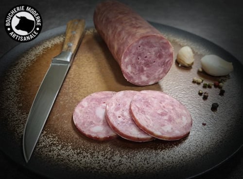 Boucherie Moderne - Saucisson nature à l’ail tranché - 200g