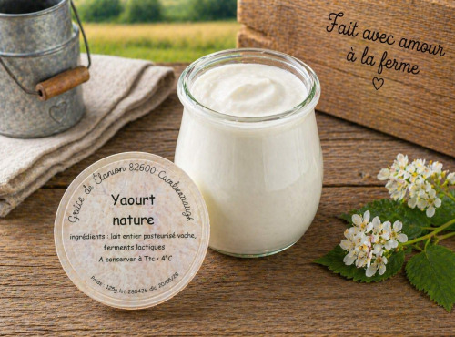 Gaec de l'Elanion - Yaourt Nature 125g