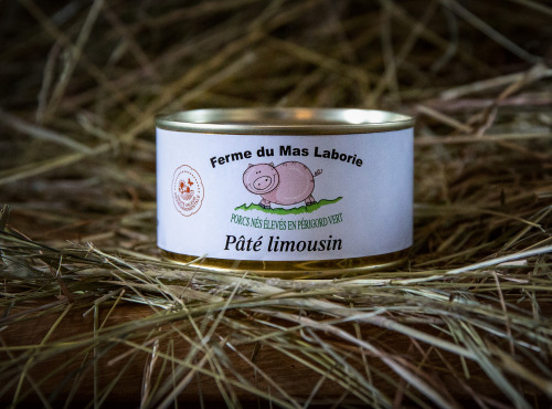 La Ferme du Mas Laborie - Pâté limousin aux châtaignes - 180 g