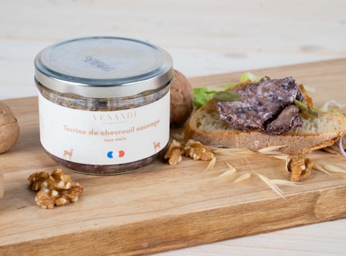 Venandi Sauvage par Nature - Terrine Chevreuil Sauvage Français aux Noix