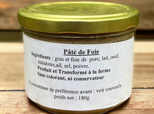 La Robinerie, Maison Kohler - Pâté de foie 180g