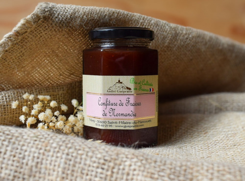 Dégustonfoin - Confiture de Fraises de Normandie Bio - 330g