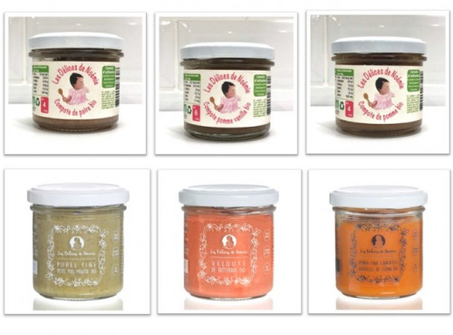 Les délices de Noémie - Assortiment repas et compotes pour Bébé 6 Mois: 3 repas & 3 compotes