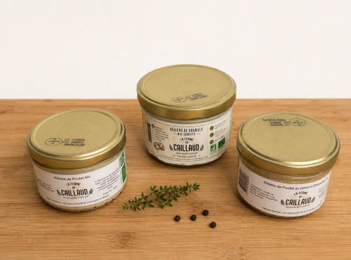 La ferme du Caillaud - Colis de 6 Gesiers confits BIO – 6 × 400 g