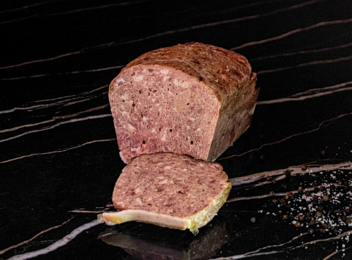 Boucherie Guiset, Eleveur et boucher depuis 1961 - Terrine de lapin fait maison - 4 Tranches