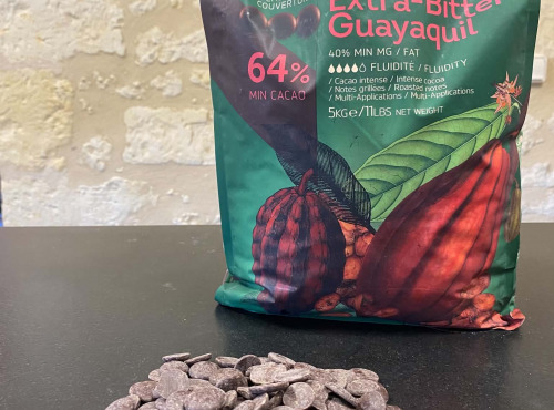 Des Poules et des Vignes à Bourgueil - Chocolat extra- bitter Guayaquil 64% cacao