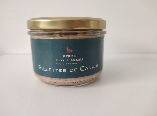 Ferme Bleu Canard - lot de 12 rillettes de canard