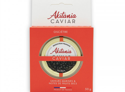 Akitania, Caviar d'Aquitaine - Caviar D'aquitaine Akitania Oscietre Coffret 50g