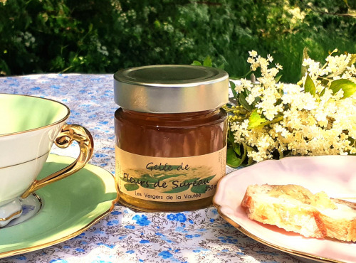 Les Vergers de la Vautée - Gelée Extra d'Ombelles de Sureau 250g
