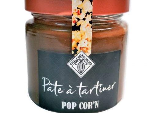 Chaloin Chocolats - Pâte à tartiner pop corn 350g