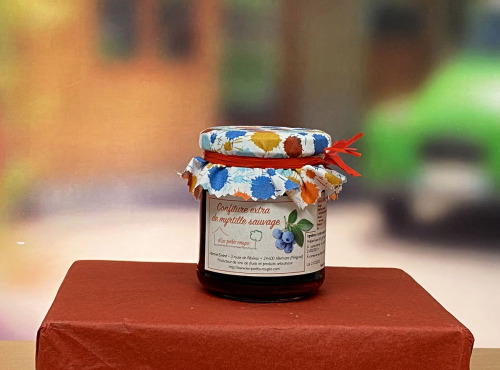 Les Perles Rouges - Confiture extra de myrtille sauvage