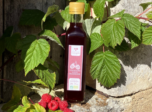Les framboises de Colangette - Vinaigre à la framboise Bio 25 cl
