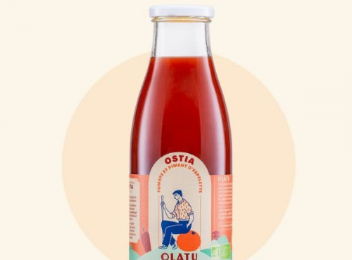 Olatu - Jus de tomate au piment d'Espelette BIO 75cl