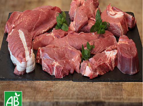Nature viande - Colis un peu de tout les morceaux du veau (race limousine)- 6kg