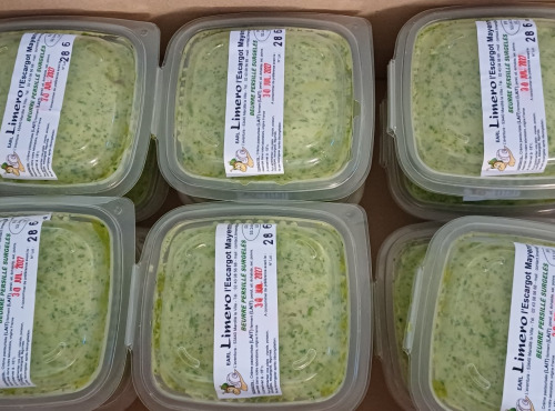 Limero l'Escargot Mayennais - 12 x Pots de beurre persillé de 250 gr