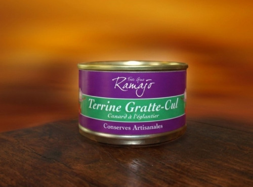 Maison Ramajo - Terrine Gratte-Cul - terrine de canard à l'églantier 120g