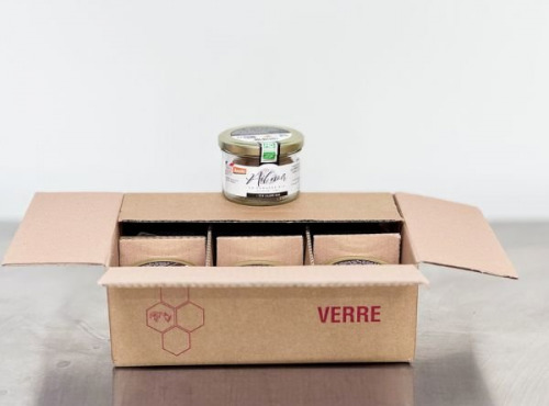 La Panacée bio - Têtes d'ail noir Demeter en bocal - carton de 6 unités