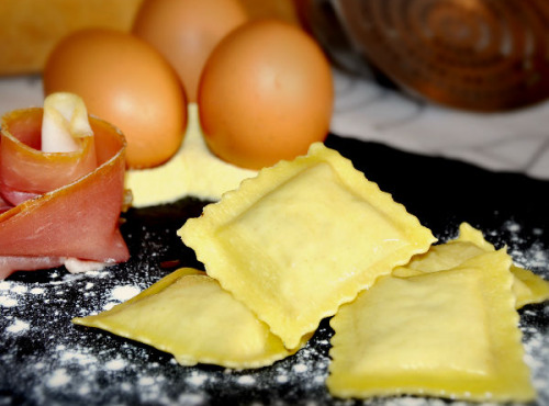 Les Pâtes Côté Mont Blanc - Ravioli Jambon Cru Haute Savoie, Reblochon Aop