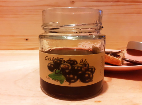 Les Vergers de la Vautée - Gelée Extra de Cassis 250g