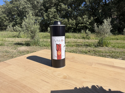 Le Moulin à Olives d’Éguilles - Huile d'Olive Olives Maturées - AOP Provence - Bidon 500 mL