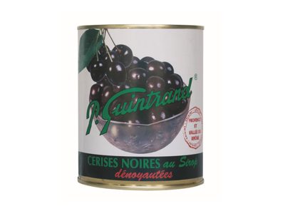 Conserves Guintrand - Cerises Noires De Provence Dénoyautées Au Sirop - Boite 4/4