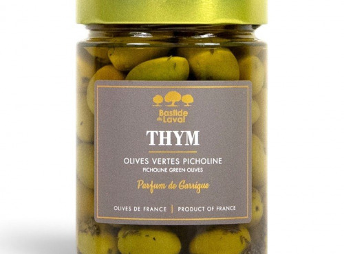 Moulin à huile Bastide du Laval - Olives variété Picholine au Thym