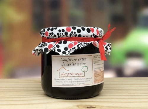 Les Perles Rouges - Confiture Extra De Cerise Noire