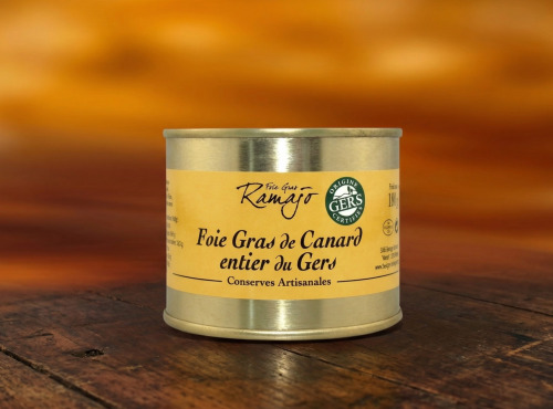 Maison Ramajo - Foie gras de canard entier IGP Gers 180g - Boite fer