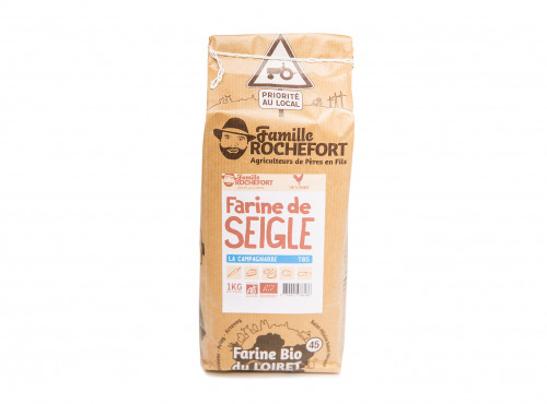 Famille Rochefort - Farine de seigle bio 1kg