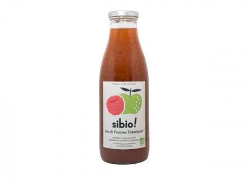 Sibio - Jus de pomme framboise bio 75cl