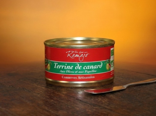 Maison Ramajo - Terrine de canard aux olives et péquillos 120g