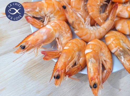 La Criée d'à Côté - Crevettes Roses Tropicales Cuites - 1 Kg