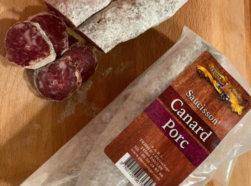 Ferme de Pleinefage - Lot de 2 Saucissons de Porc et de Canard