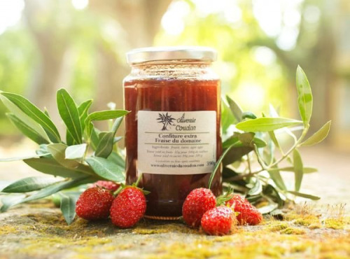 L’Oliveraie du Coudon - Confiture de fraise du domaine 390Gr