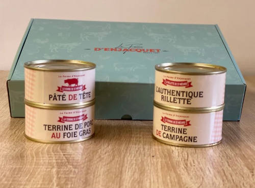 La ferme d'Enjacquet - Coffret de Terrines Maison – Le goût d’antan, 100 % fermier