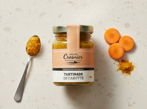 Bière L’Eurélienne – Brasserie de Chandres - TARTINADE DE CAROTTE AUX CURRY  90g